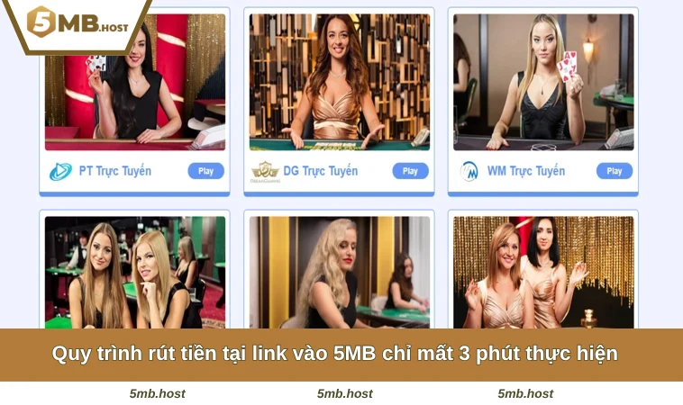Quy trình rút tiền tại link vào 5MB chỉ mất 3 phút thực hiện